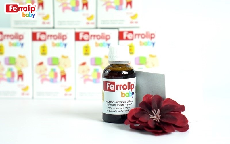 Ferrolip Baby - sản phẩm được các mẹ yêu thích khi bổ sung sắt cho bé 6 tháng