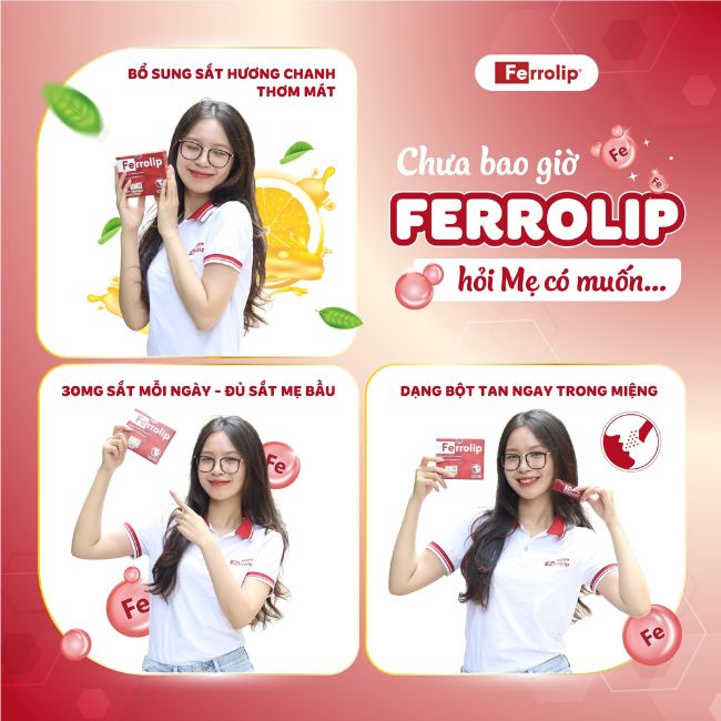 sắt bao vi nang Ferrolip có tốt không