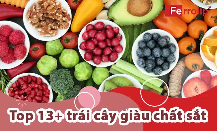 trái cây giàu chất sắt