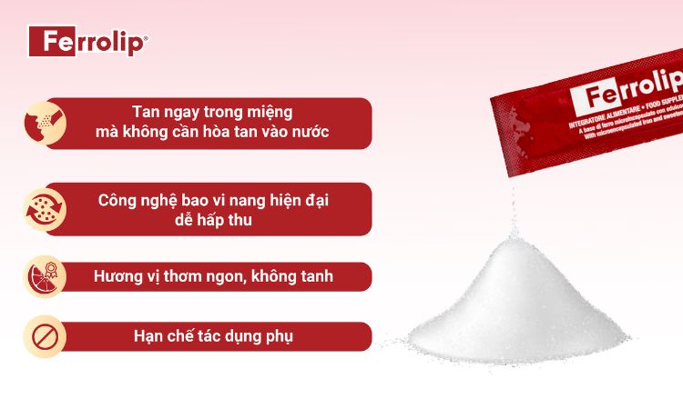 ưu điểm của sắt bột cho bà bầu