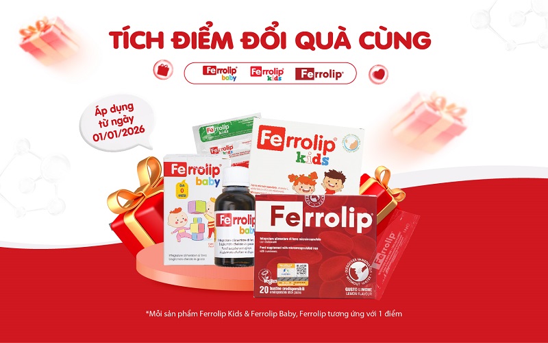 Tích điểm đổi quà cùng Ferrolip