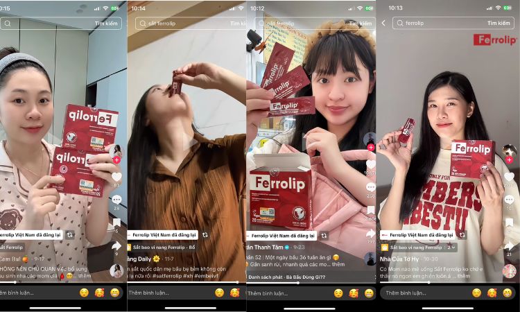 KOL review sắt Ferrolip