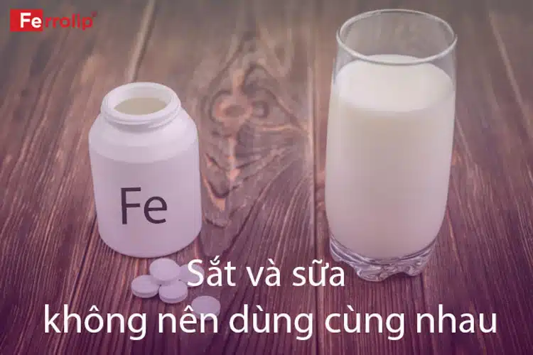 uống sắt bao lâu thì uông sữa