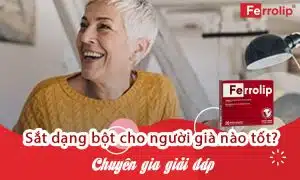 sắt dạng bột cho người già