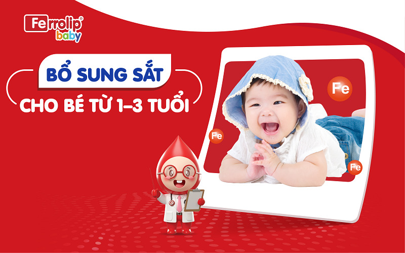 Bổ sung sắt cho bé 1–3 tuổi