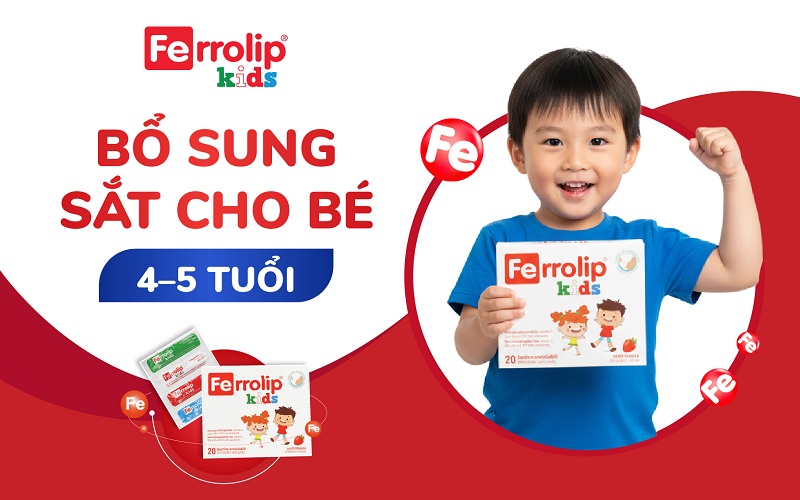 Bổ sung sắt cho bé 4–5 tuổi