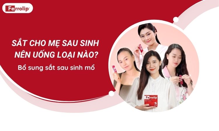 sắt cho mẹ sau sinh
