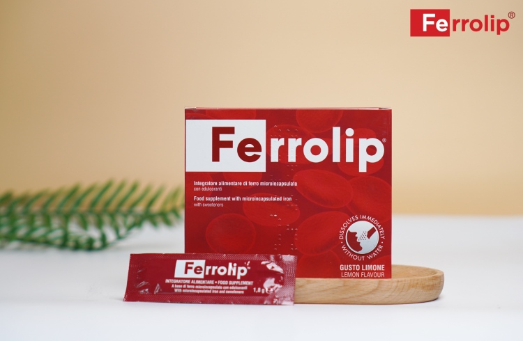 Sắt sinh học Ferrolip - Sự lựa chọn hàng đầu cho người thiếu máu