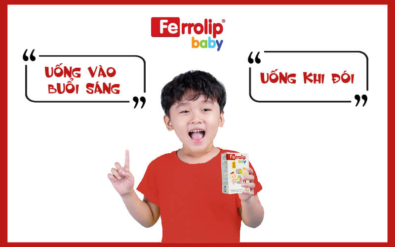 Trẻ nên sử dụng Sắt Ferrolip Baby khi nào?
