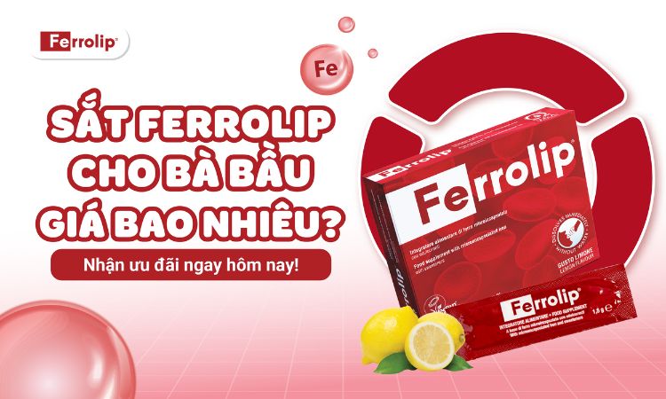 sắt Ferrolip cho bà bầu giá bao nhiêu