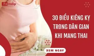 những điều kiêng kỵ trong dân gian khi mang thai