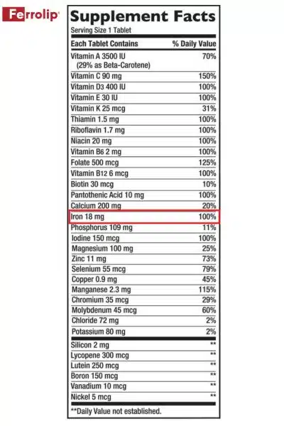 thành phần vitamin tổng hợp