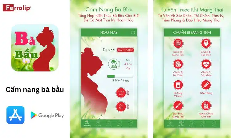 cẩm nang bà bầu