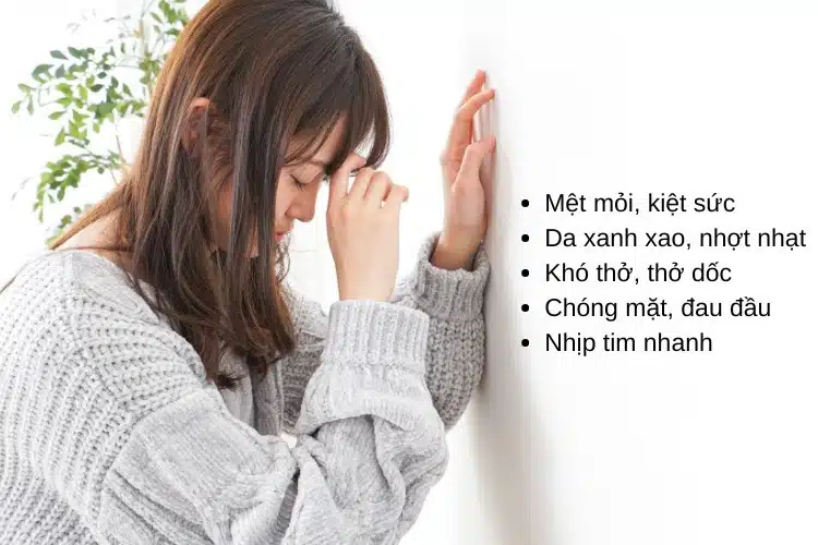 làm sao biết mình thiếu máu