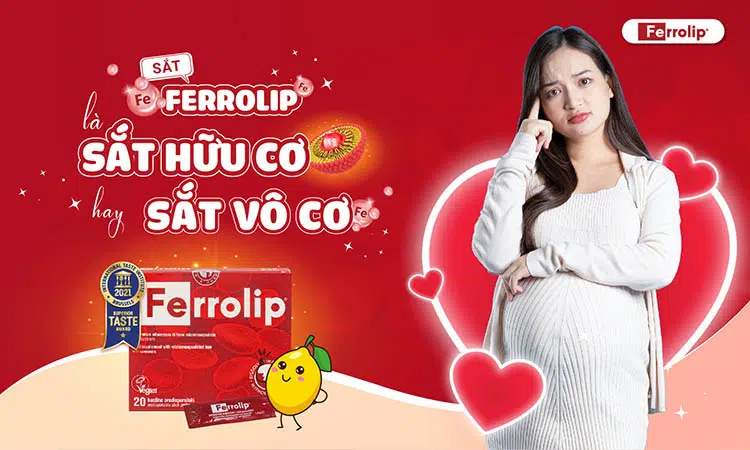 sắt ferrolip là sắt hữu cơ hay vô cơ