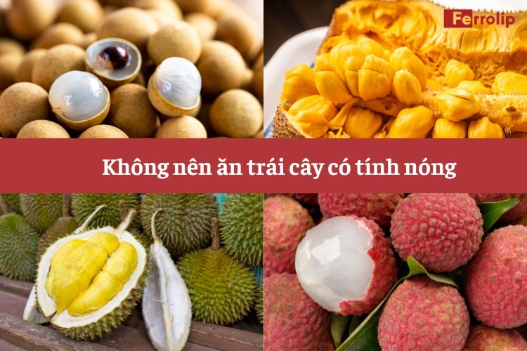 trái cây có tính nóng dễ gây sảy thai