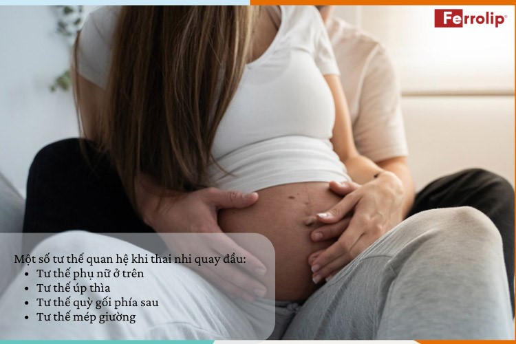 tư thế quan hệ khi thai quay đầu