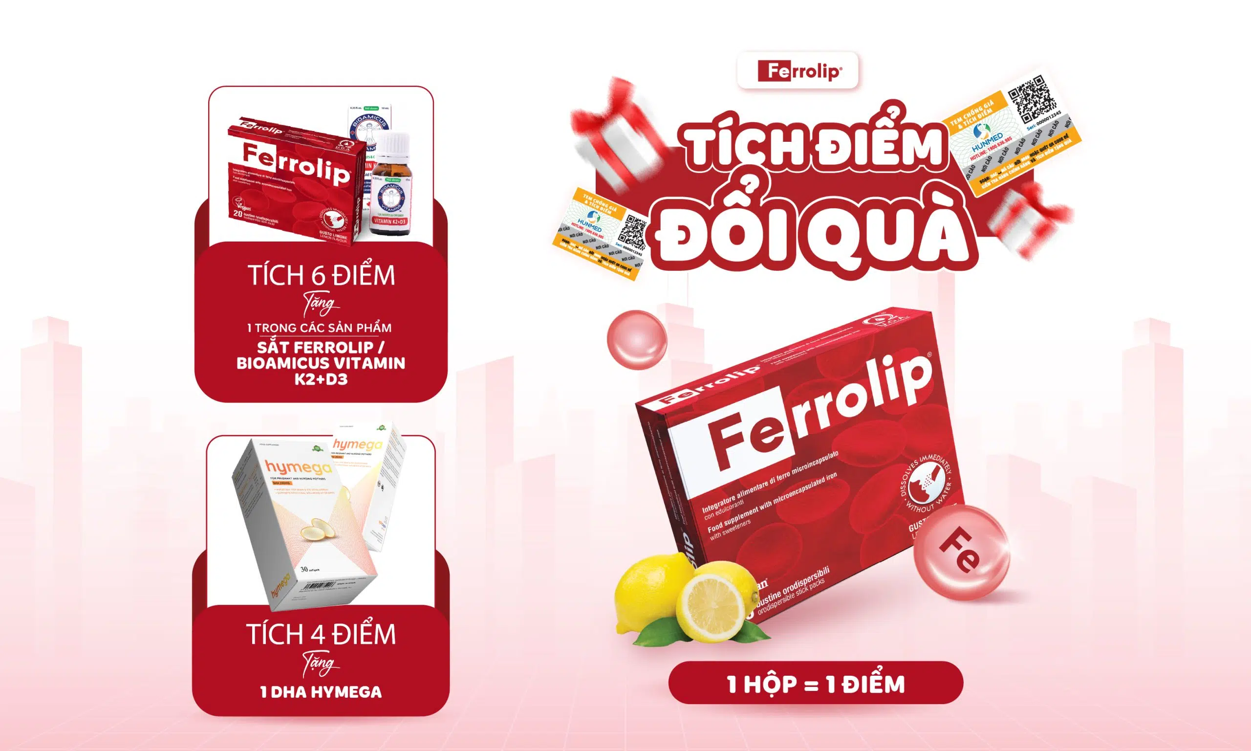 tích điểm đổi quà Ferrolip 2026