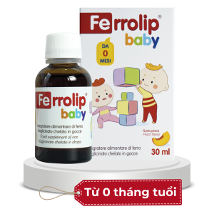 TPBVSK FERROLIP BABY - Sắt Bisglycinate nhập khẩu từ Italia