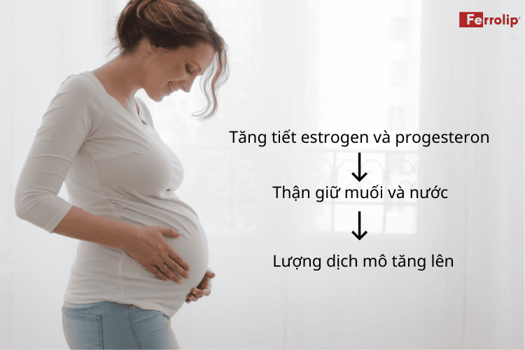 Thay đổi nội tiết tố khiến chân bị phù