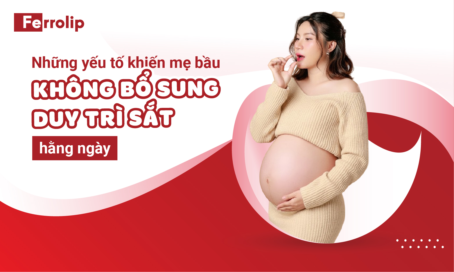 Những yếu tố khiến mẹ bầu không bổ sung duy trì sắt hằng ngày