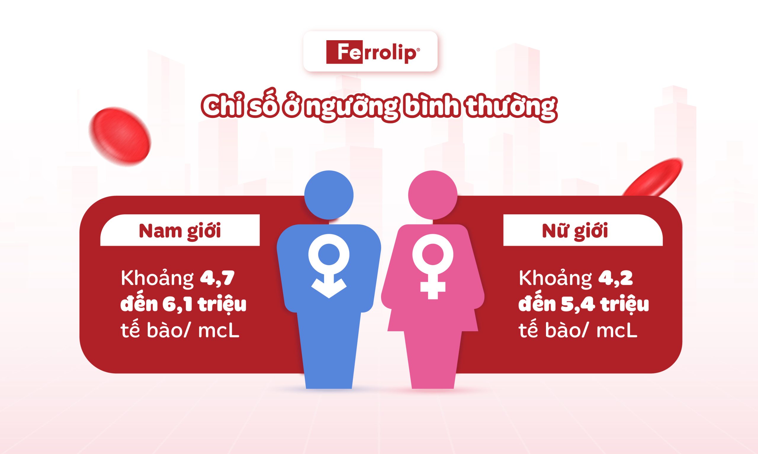 Chỉ số RBC ở ngưỡng bình thường