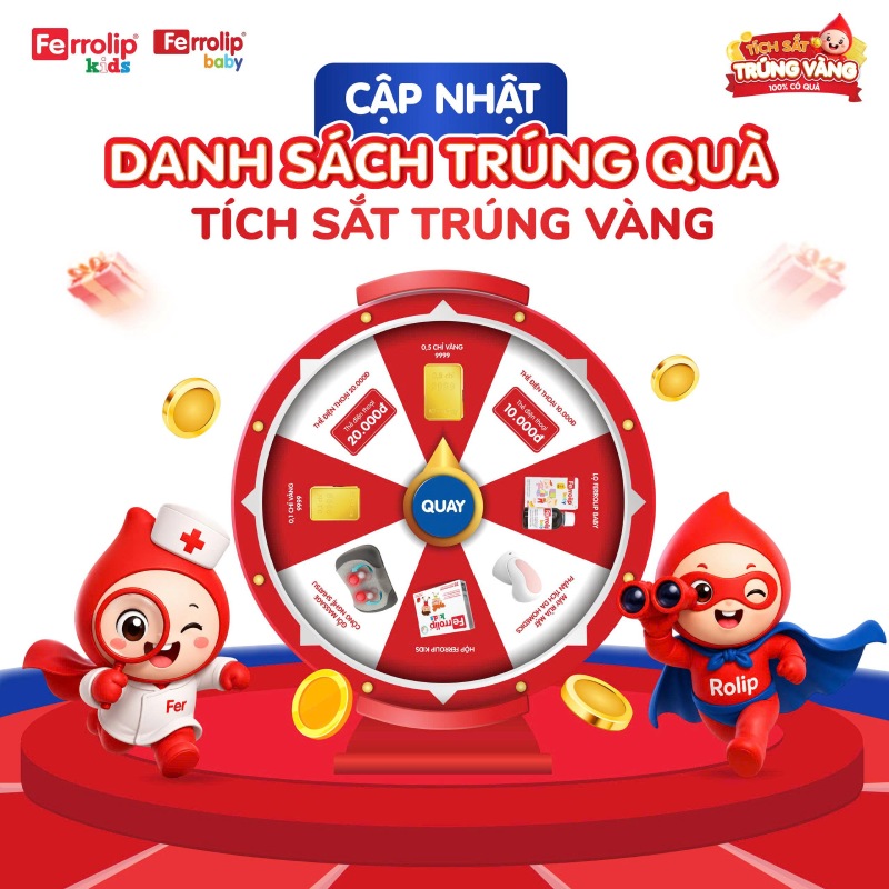 Danh sách khách hàng trúng giải - Tích sắt trúng vàng
