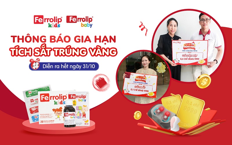 Tích sắt trúng vàng gia hạn đến 31/10/2026