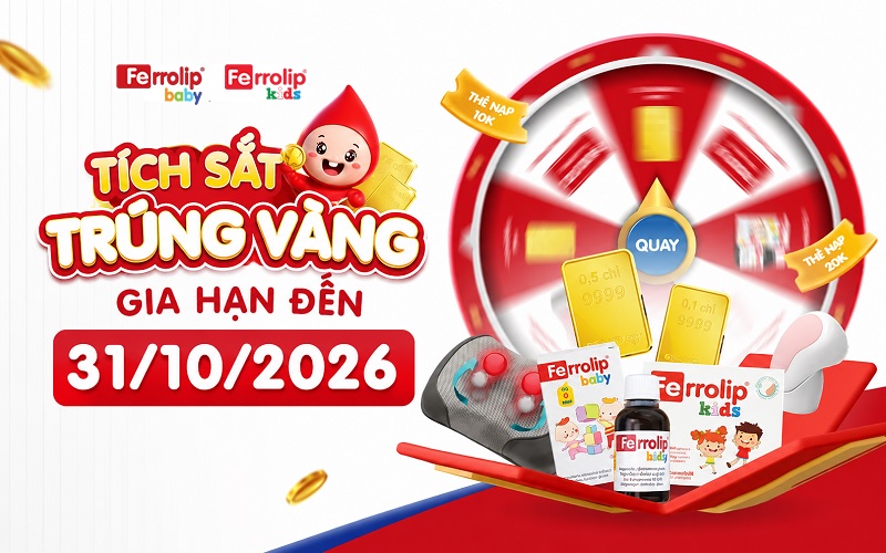 Tích sắt trúng vàng gia hạn đến 31/10/2026